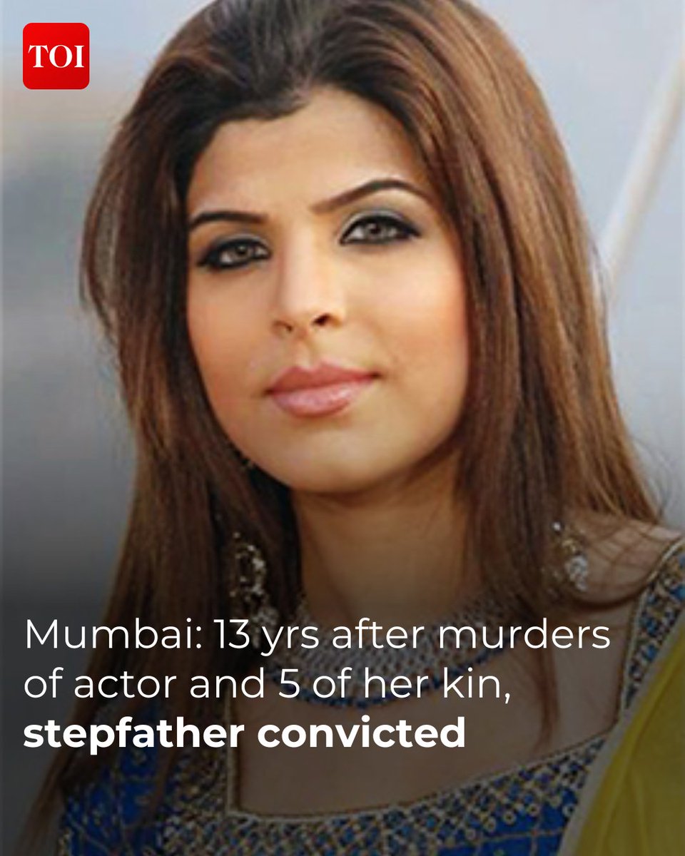 Thirteen years after actor #LailaKhan and five of her family were killed and buried at their Igatpuri farmhouse, a sessions court on Thursday convicted her stepfather, Parvez Tak, for the murders.

Details here🔗toi.in/YcJ2EZ11/a24gk
