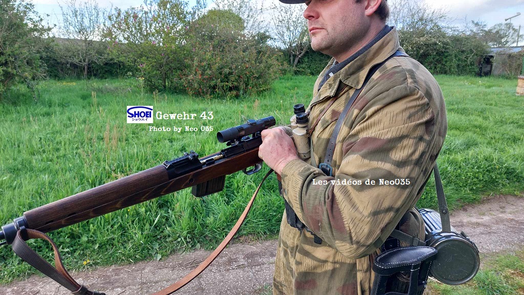 Gew43 エアブローバック BB rifle: フランスの友人'Neo035'から再びGew43の素晴らしい写真が届きました!!! Merci Neo035!!! info@shoeiseisakusho.co.jp #shoeiseisakusho #modelgun #モデルガン #gewehr43 #g43 #germanrifle #sniperrifle #zf4scope #ww2 #ww2reenactment #neo035