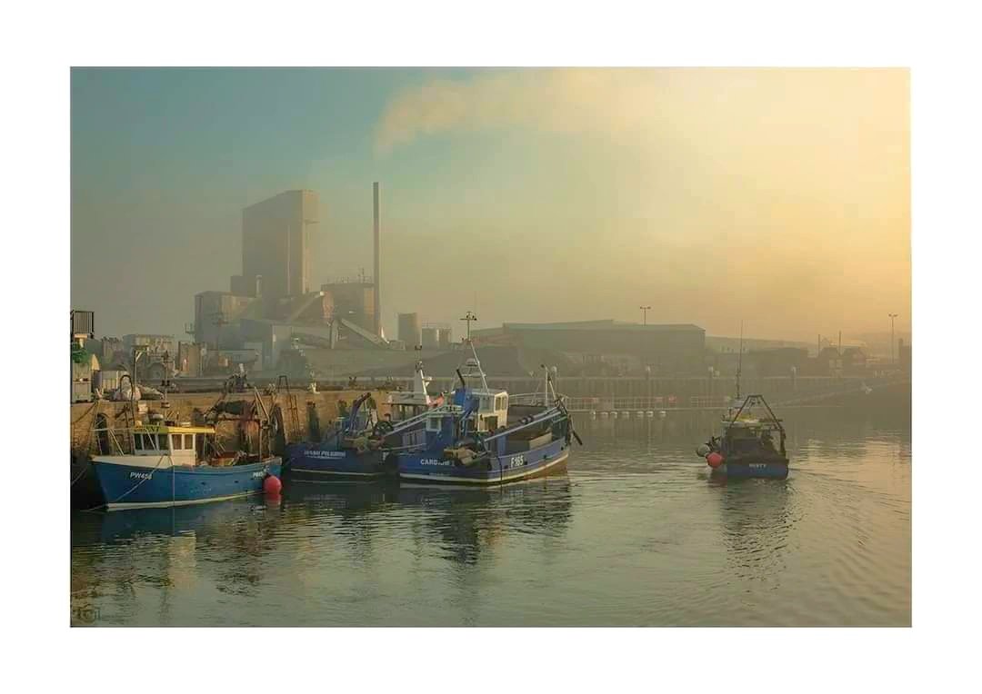 Misty #Whitstable #harbour #boats #Misty #archive #archiveimage #morning #light #fishing #workingharbour