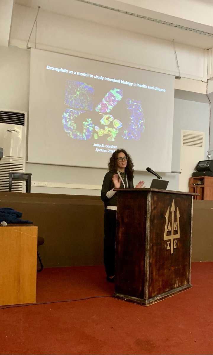 Now <a href="/CorderoLab/">Cordero Lab</a> #FEBS_InterOrgan introducing #Drosophila as a model to study intestinal biology in health and disease