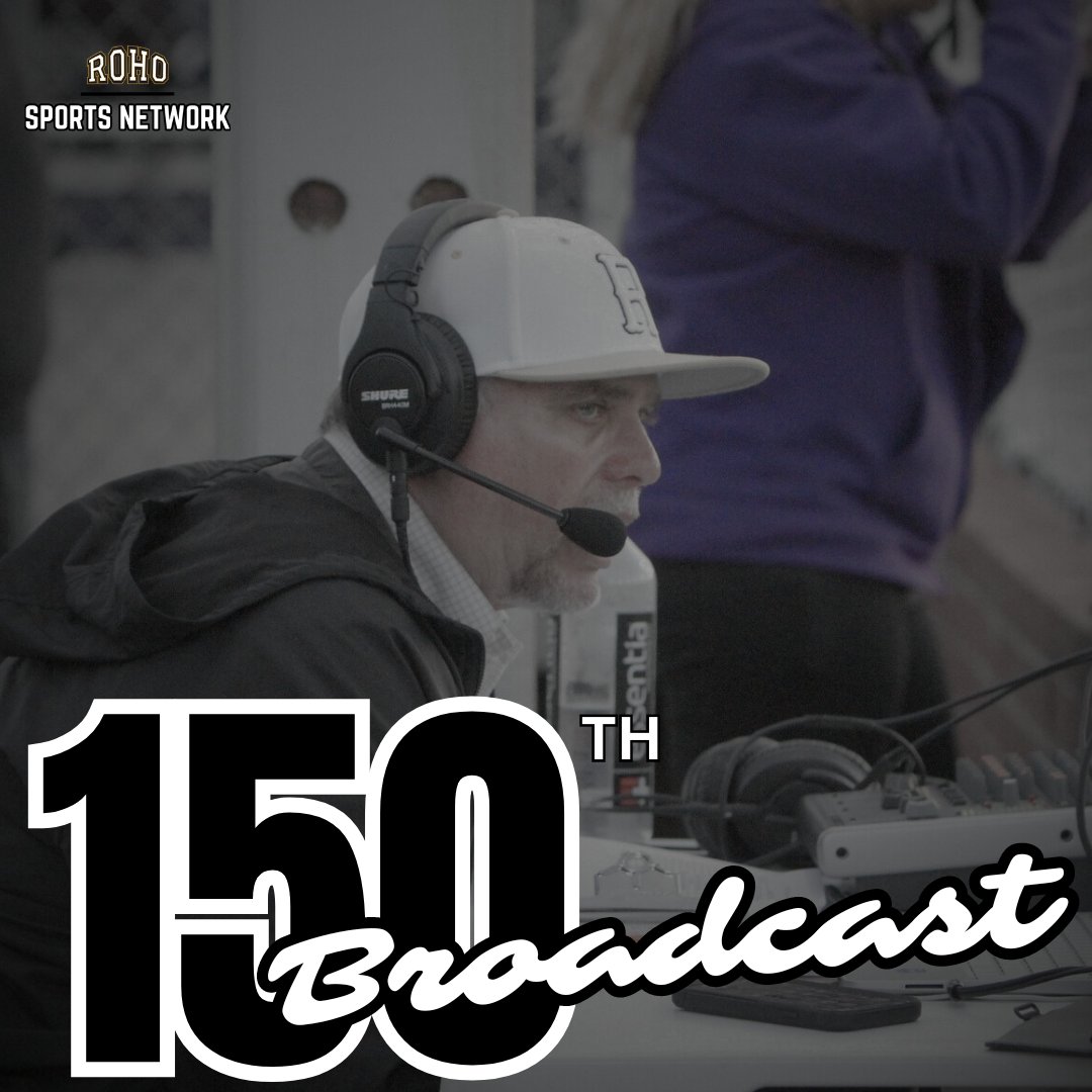 Today will be the 150th broadcast in ROHO Sports Network history!

Thank you for all of your support to help us get to where we are today. 

Tune into ROHOSportsNetwork.com at 6:15 to help us celebrate!

#ROHO | #OFOT | #Team62