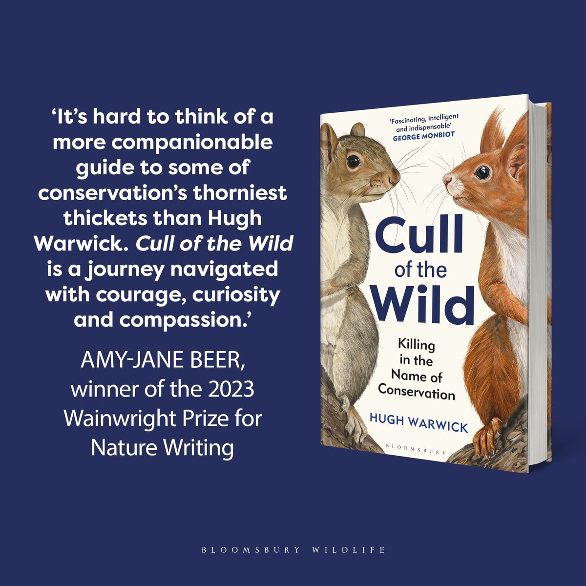 Moment of excitement in @blackwelloxford - ‘recommended & new’ - and also available online with free delivery … blackwells.co.uk/bookshop/produ… … Cull of the Wild @chiffchat - and kind words from @ChrisGPackham @AmyJaneBeer