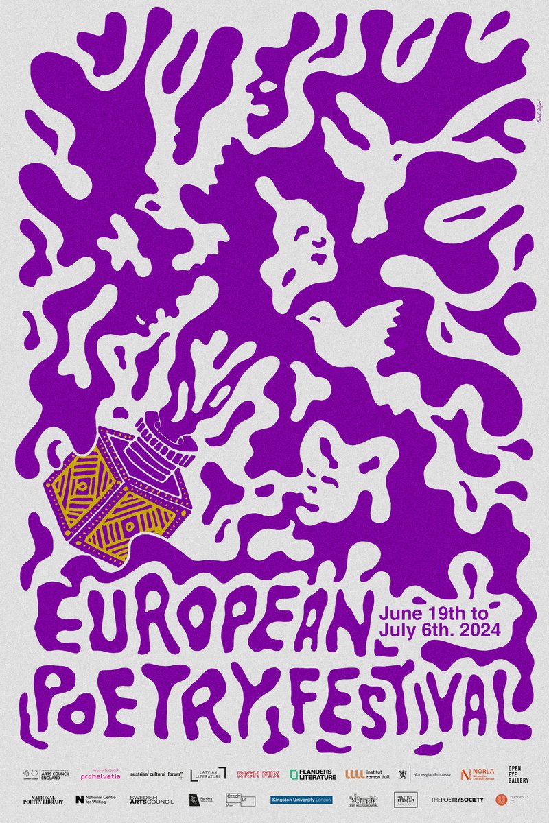 The @europepoetfest is back back back in London this summer; delights for all. Come through: europeanpoetryfestival.com