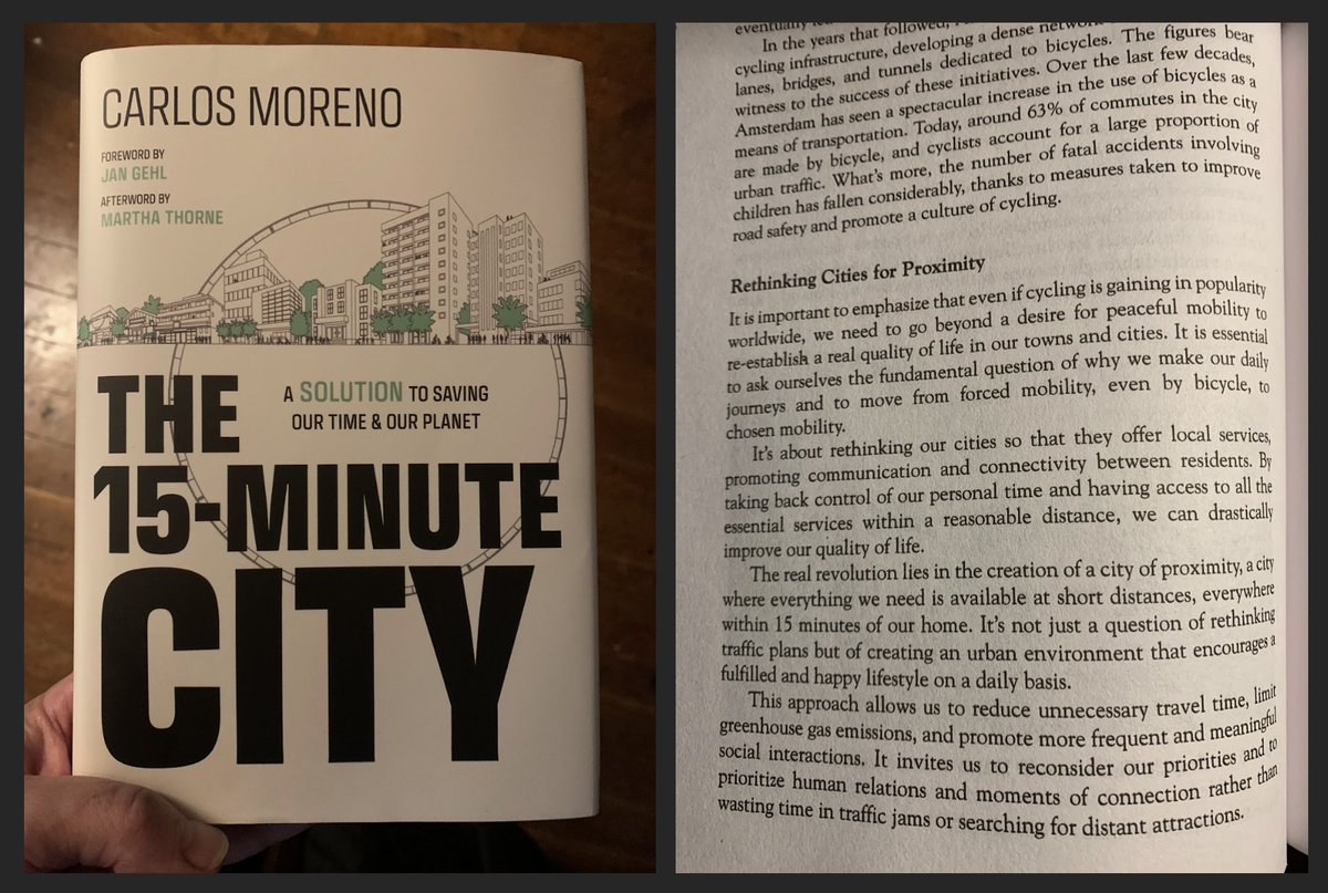 Proximity makes everything else work better. In The 15-Minute City, @CarlosMorenoFr demonstrates that proximity is not futuristic but the future. It is not a new theory but an ancient practice. Not an innovation but a renovation. Not a visionary ideal but a practical reality.