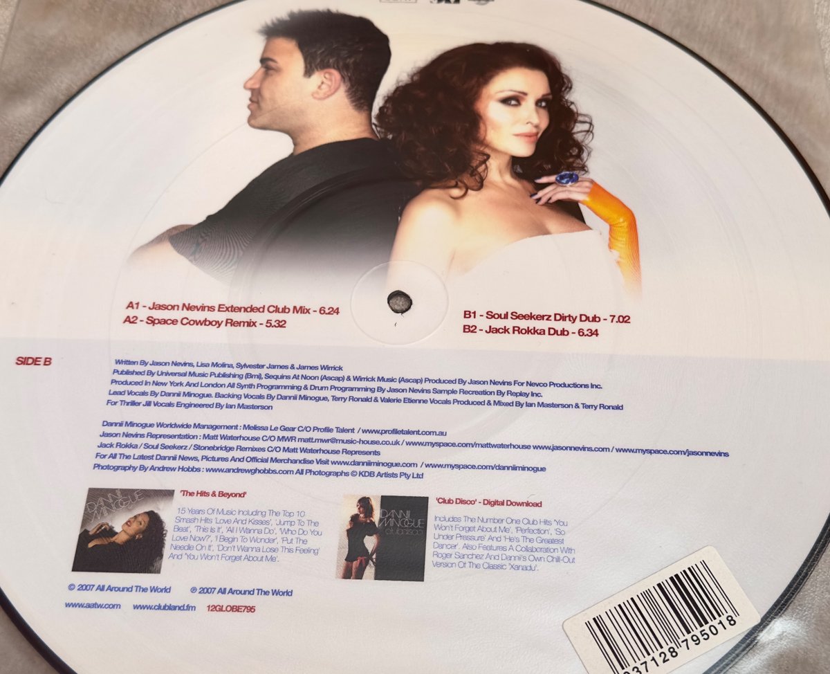 New #DMail 
#DanniiMinogue & #JasonNevins
'Touch Me Like That'. - 12' Vinyl Picture Disc 
#Music #PopMusic #Pop #Dannii #VinylCommunity