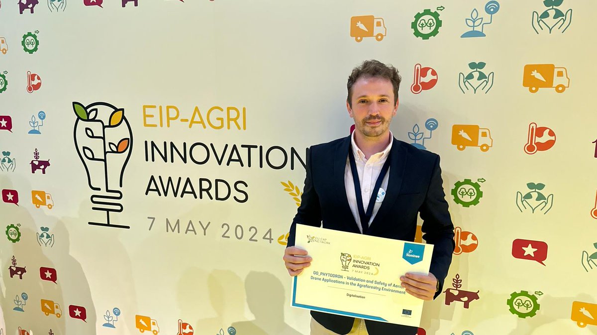 🏆 ¡Orgullosos de haber quedado finalistas en los EIP-Agri Innovation Awards con el GO_PhytoDron! 🛰️🚀