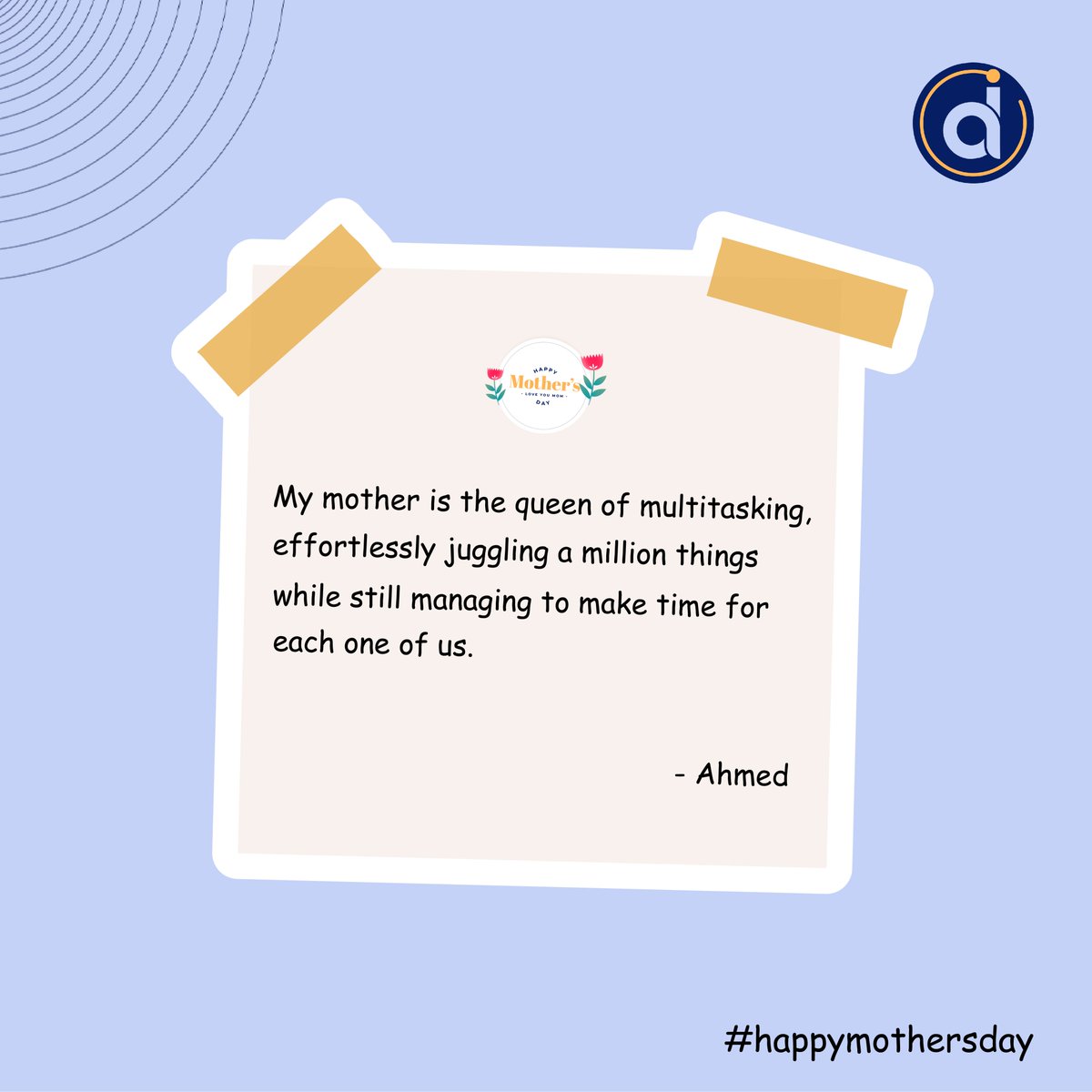 DaticsAI's tweet image. On this Mother&apos;s Day, we asked our employees to share what comes to their minds when they think of their mothers. Their heartfelt words are a testament to mothers&apos; love, strength, and inspiration in our lives. 𝐇𝐚𝐩𝐩𝐲 𝐌𝐨𝐭𝐡𝐞𝐫&apos;𝐬 𝐃𝐚𝐲 ♥️

#mothersday #incredible #datics