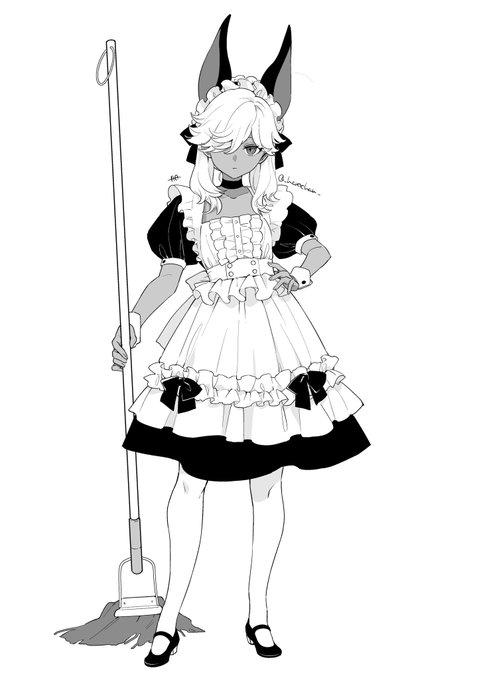 「maid apron otoko no ko」 illustration images(Latest)