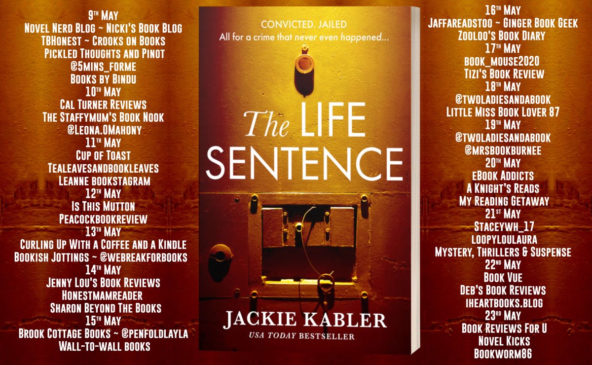 'filled with suspense and taught with tension' says @TBHONEST_UK about The Life Sentence by @jackiekabler tbhonest.co.uk/2024/05/09/the… @0neMoreChapter_