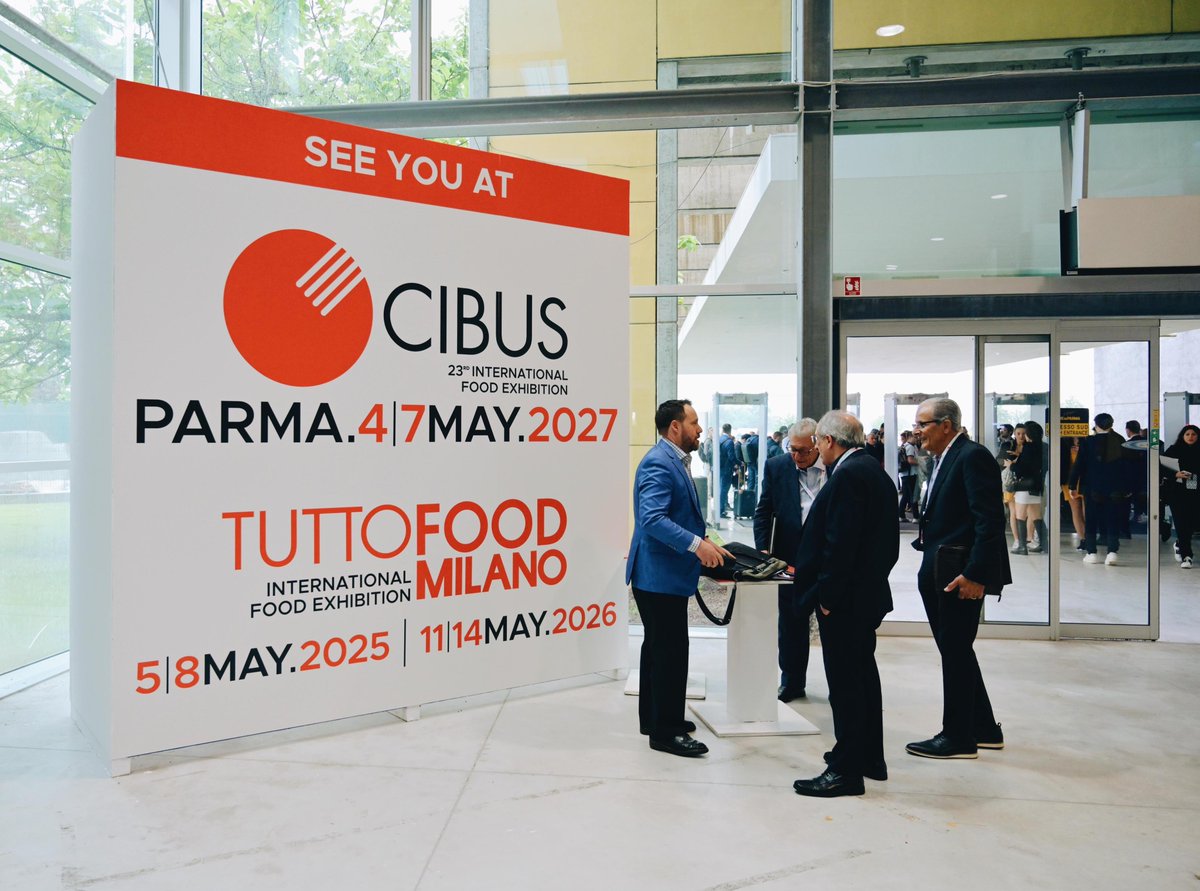 Si conclude la 22esima edizione di #Cibus. Grazie a tutti gli espositori, i visitatori, gli sponsor, i collaboratori che hanno contribuito al successo di un evento straordinario.