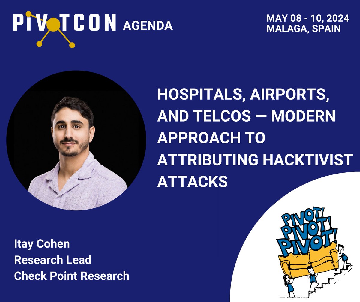 🎙️ @megabeets_  demonstrates how to use Machine Learning (and yes #AI as well) to analyze #hacktivist groups operating in Europe and the Middle East.

 #PIVOTcon24 #CTI #ThreatIntel