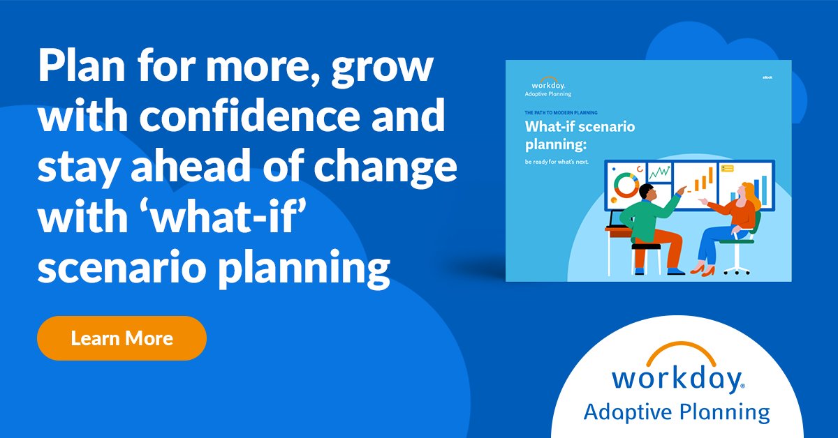 Dive into how ML backed continuous planning and “what-if” scenarios allow businesses to pivot quickly and make confident decisions. Read more: ow.ly/77Ty50RnZxn

#sponsoredcontent @Workday