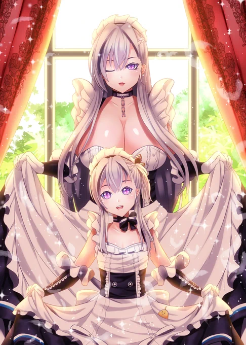 ベルベル再K#アズールレーン#メイドの日 