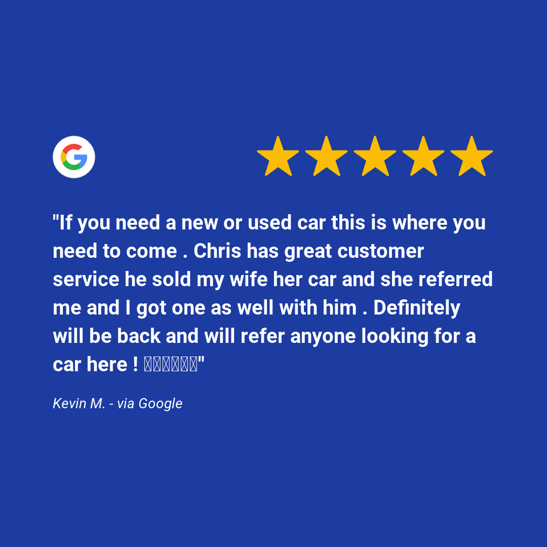 Thank you for the glowing review! We're delighted to hear that Chris provided excellent service. #CustomerAppreciation
.
.
.
.
.
#rickcasehonda #happycustomer #newcar #upgrade #honda #surprise #hondadavie #davie #fl #hondanation #southflorida #car #stancenation