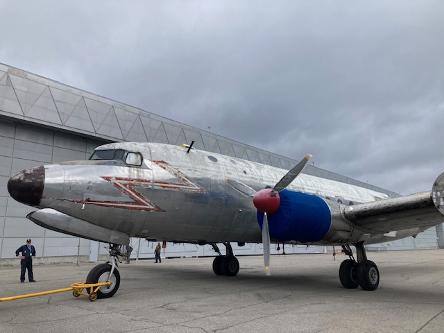 ✈️Visitors to the museum this month may see the Canadair C-54GM North Star outside on the runway as volunteers complete cleaning work on nacelle 1. This is all part of the painstaking and incredibly valuable work involved in this restoration project. #nationalcollection