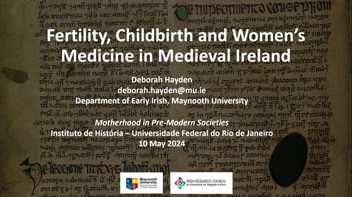 Slides nearly ready! Looking forward to speaking to @GrupoInsulae this afternoon about some of my work for the @IrishResearch #LEIGHEAS project @EarlyIrishMU. Special thanks to @FarrellPereira for the invitation and organisation!