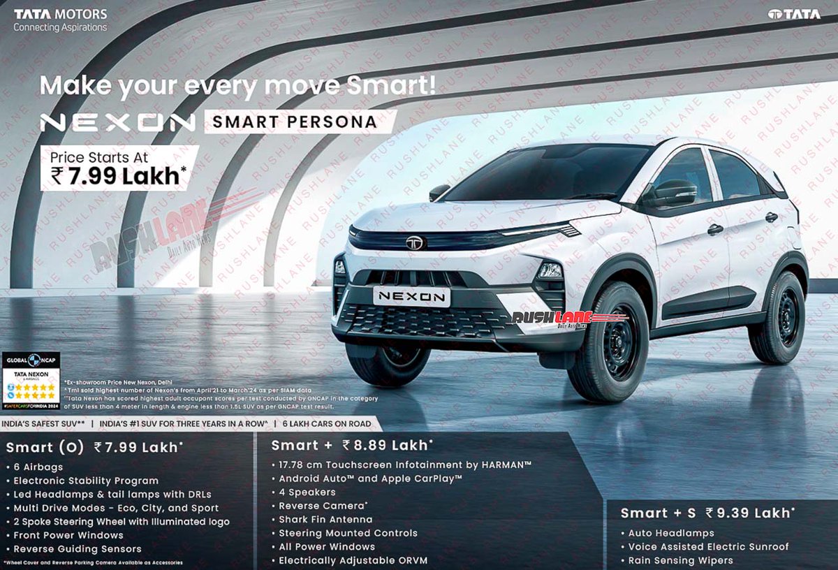 New Tata Nexon Base Petrol, Diesel Launched – Lower Price By Rs 1.1 Lakh (XUV Effect?) dlvr.it/T6hKlh