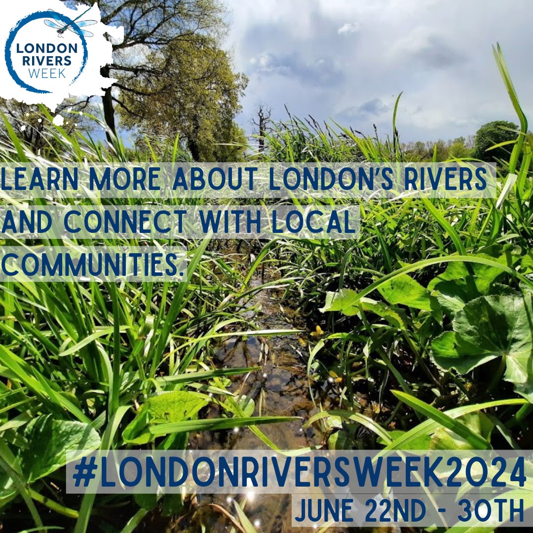Have you checked the #LondonRiversWeek2024 events calendar yet? 🗓️💦 We have around 30 events listed on our website and there are still more to come!