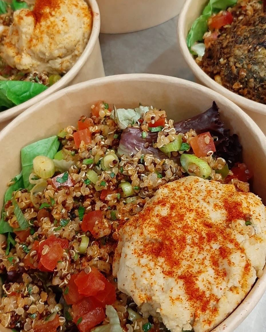 A lovely summer quinoa salad. Light and fresh ☀️🥗

Come and give it a try this weekend at the hub. 

Open 9am-4pm Saturday and Sunday 🗓️