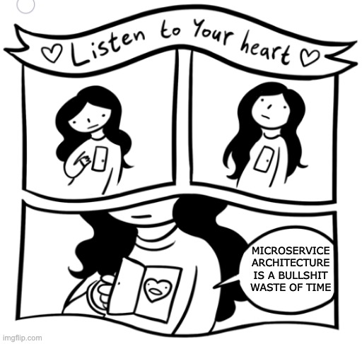 PR0GRAMMERHUM0R's tweet image. letsDoMicroService reddit.com/r/programmerhu…