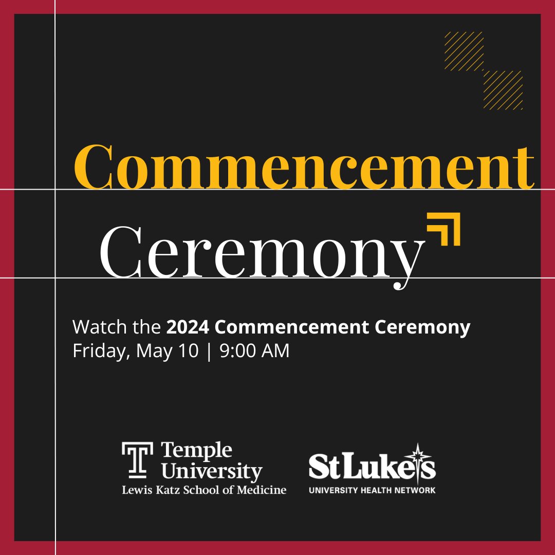 Today’s the day! The Class of 2024 Commencement Ceremony will begin in one hour. Tune in to the livestream at youtube.com/watch?v=FrDlsB…