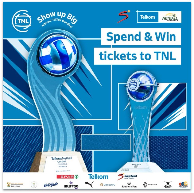 #StandTall, show up and stand a chance to WIN 6 of 360 tickets to the #TelkomNetball matches Ellis Park Arena in Jozi 🎉🏆 How? Recharge with R25 or more weekly by buying your favourite bundle on *180# or *123# 📲 T&Cs Apply: tlkm.link/4a8VciU #TNLisBack