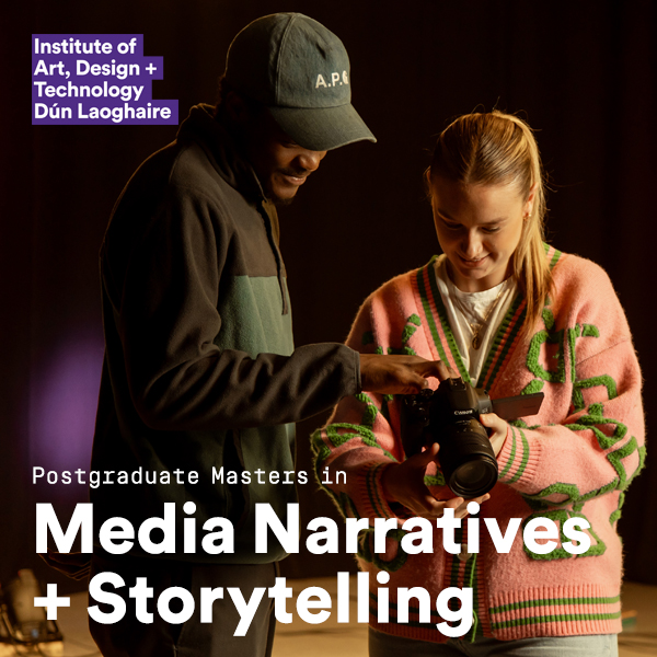Postgraduate Masters in Media Narratives + Storytelling IADT's new MA explores all forms of visual, audio and literary production for the short form narrative, with an emphasis on traditional and experimental storytelling. --- Find out more + apply now: iadt.ie/courses/media-…