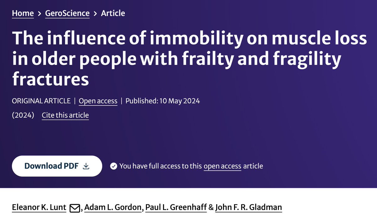 Adam Gordon MBE (@adamgordon1978) on Twitter photo The influence of immobility on muscle loss in older people with frailty and fragility fractures - PhD study by Dr Ellie Lunt <a href="/MedicineUoN/">Uni of Nottingham School of Medicine #WeAreUoN</a> @PGreenhaff link.springer.com/article/10.100… The influence of immobility on muscle loss in older people with frailty and fragility fractures - PhD study by Dr Ellie Lunt <a href="/MedicineUoN/">Uni of Nottingham School of Medicine #WeAreUoN</a> @PGreenhaff link.springer.com/article/10.100…