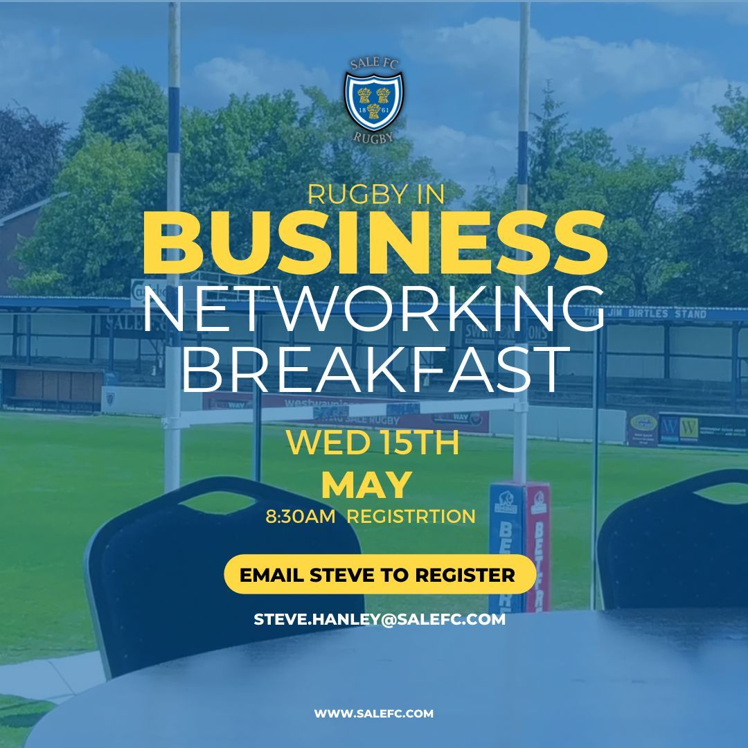 We’re pleased to announced next Wednesdays guest speakers will be ex Premiership &amp; Top 14 rugby player <a href="/carl_fearns/">Carl Fearns</a> and ex premiership player &amp; our very own <a href="/tbrady14/">Tom Brady</a> who will be talking about their transitions from Pro sports to the business world. 

Email to register now! 🙌