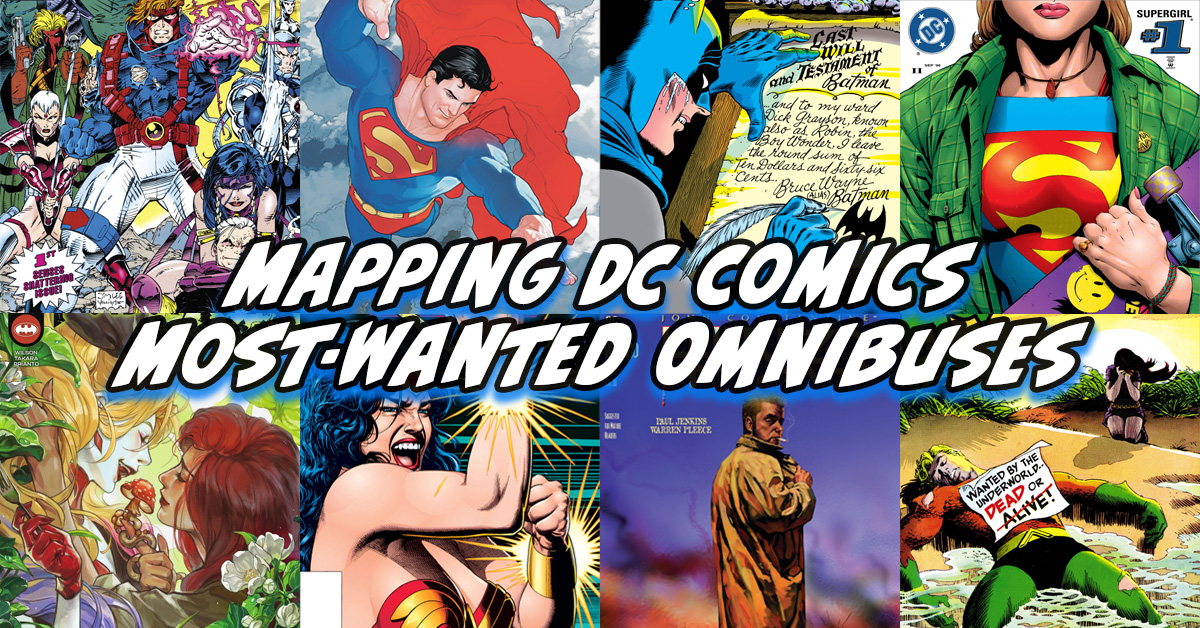 Are you ready to vote?! It's almost time for the Tigereyes Most Wanted DC Omnibus 1st Annual Poll, which I'll be announcing on @NearMintCon later this month. To help you plan your Top 10 most-wanted omnis, I'll share maps & commentary on the 500+ options BEFORE the poll begins.