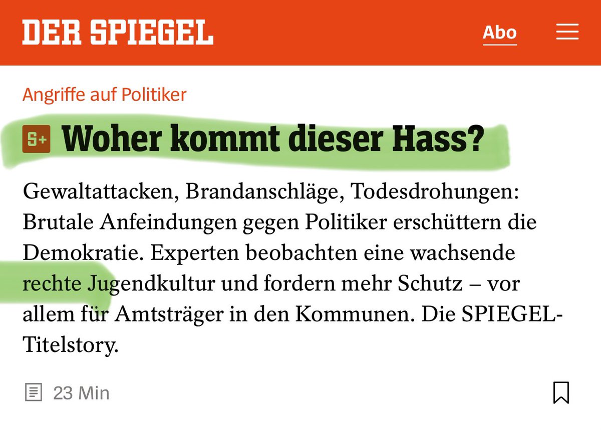 Ja, woher kommt er nur, dieser Hass? Meine total blinde Mutmassung: Der Hass kommt, wie dieser Artikel, aus dem Herzen der Mafiamedien mit ihrer Entechtungsagenda und ihrem hate stream.