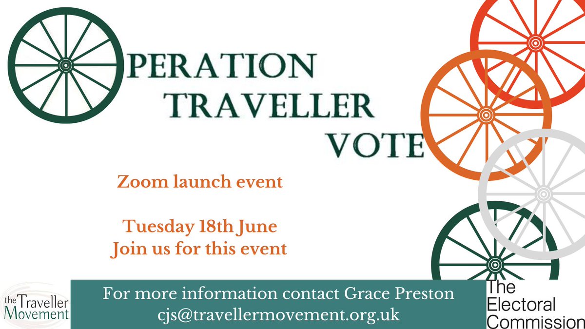 We are excited to relaunch #OperationTravellerVote with @ElectoralCommUK. Come along and find out how to use your voice! Join us online find tickets: ow.ly/A3xl50RyCb2