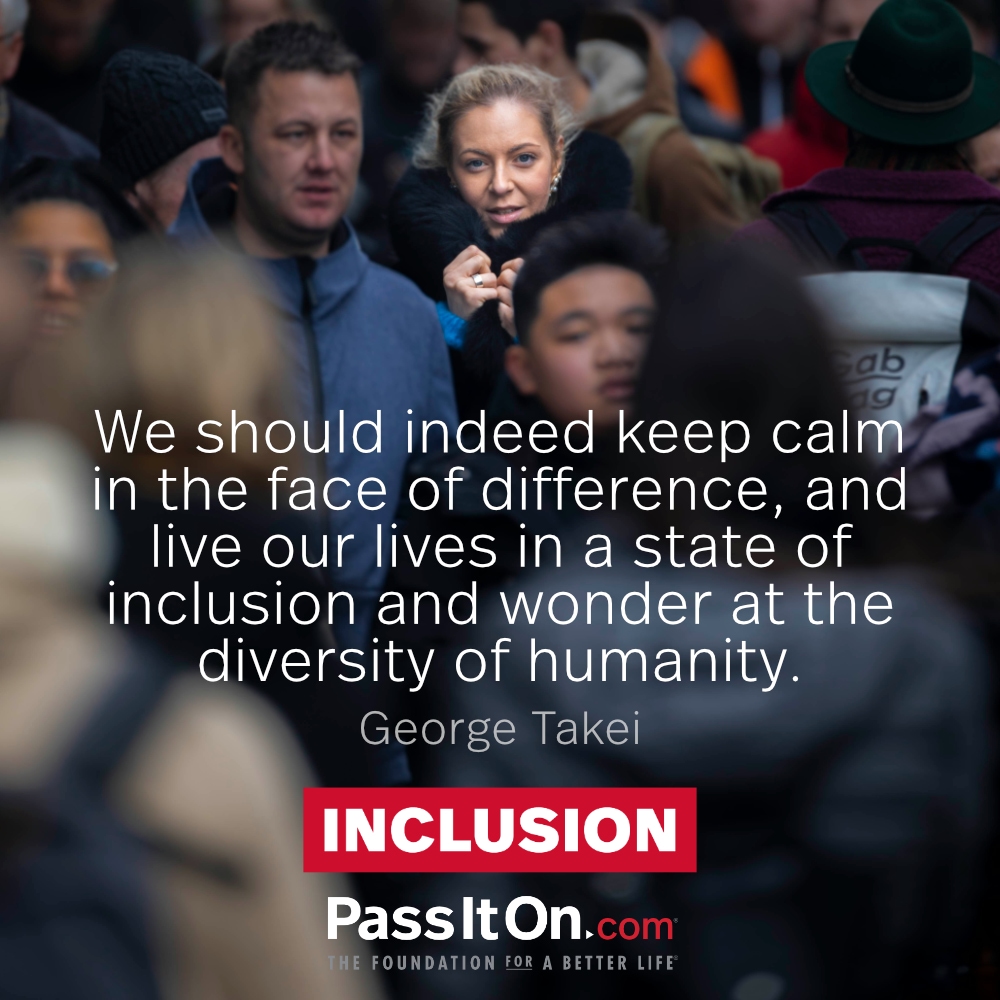 #inclusion #passiton
.
.
.
#include #we #keepcalm #face #difference #live #state #wonder #diversity #humanity #support #togetherness #goals #inspiration #motivation #inspirationalquotes #values #valuesmatter #instadaily #instadailyquotes #instaquotes #instaquotesdaily #instagood