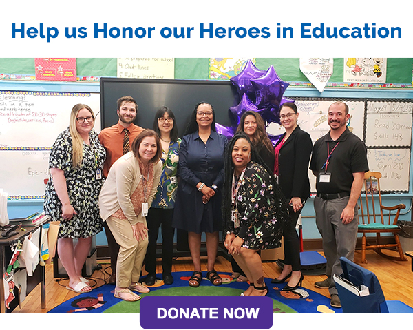 #TeacherAppreciationWeek is a great time to recognize #educators, especially those who support equitable access to reading in their classrooms. #Donate and honor a #teacher ow.ly/8Rh750RAzpA