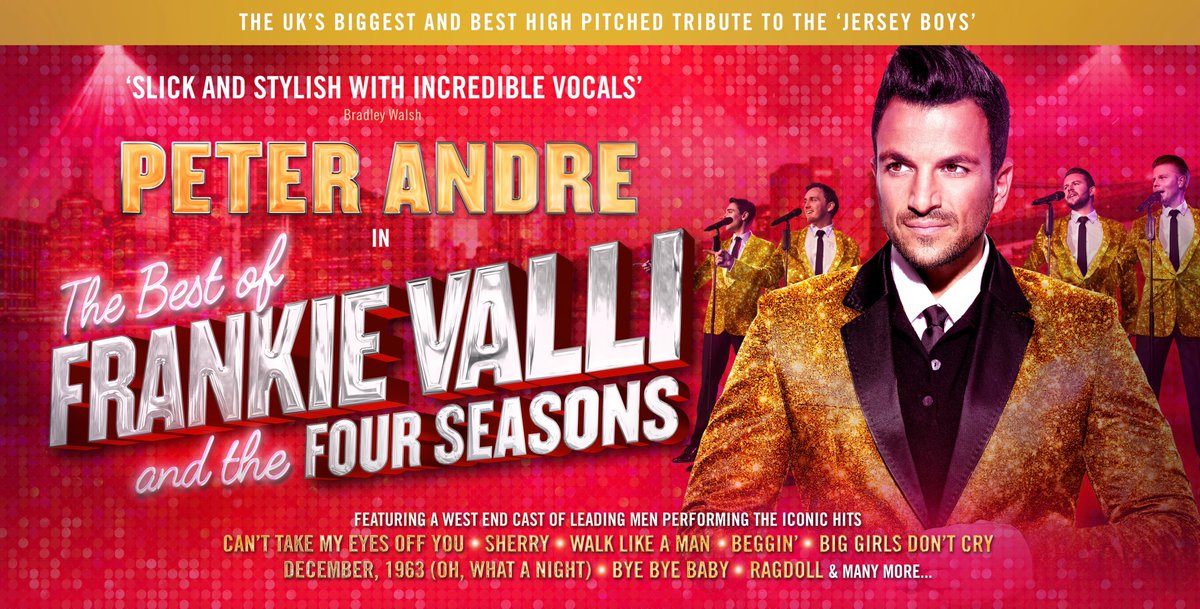 🎶 On Sale Now The Best of Frankie Valli And The Four Seasons returns to #stgeorgeshallbradford. Starring @MrPeterAndre, this is a spectacular high-pitched celebration of one of the biggest selling groups of all time. 📆 Wed 26 February 2025 🎫 orlo.uk/Mf16Y