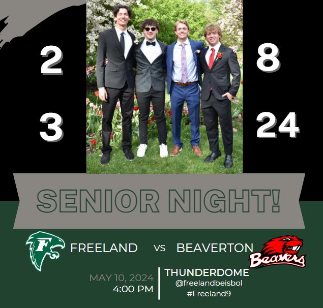 Senior Night at the #Thunderdome!