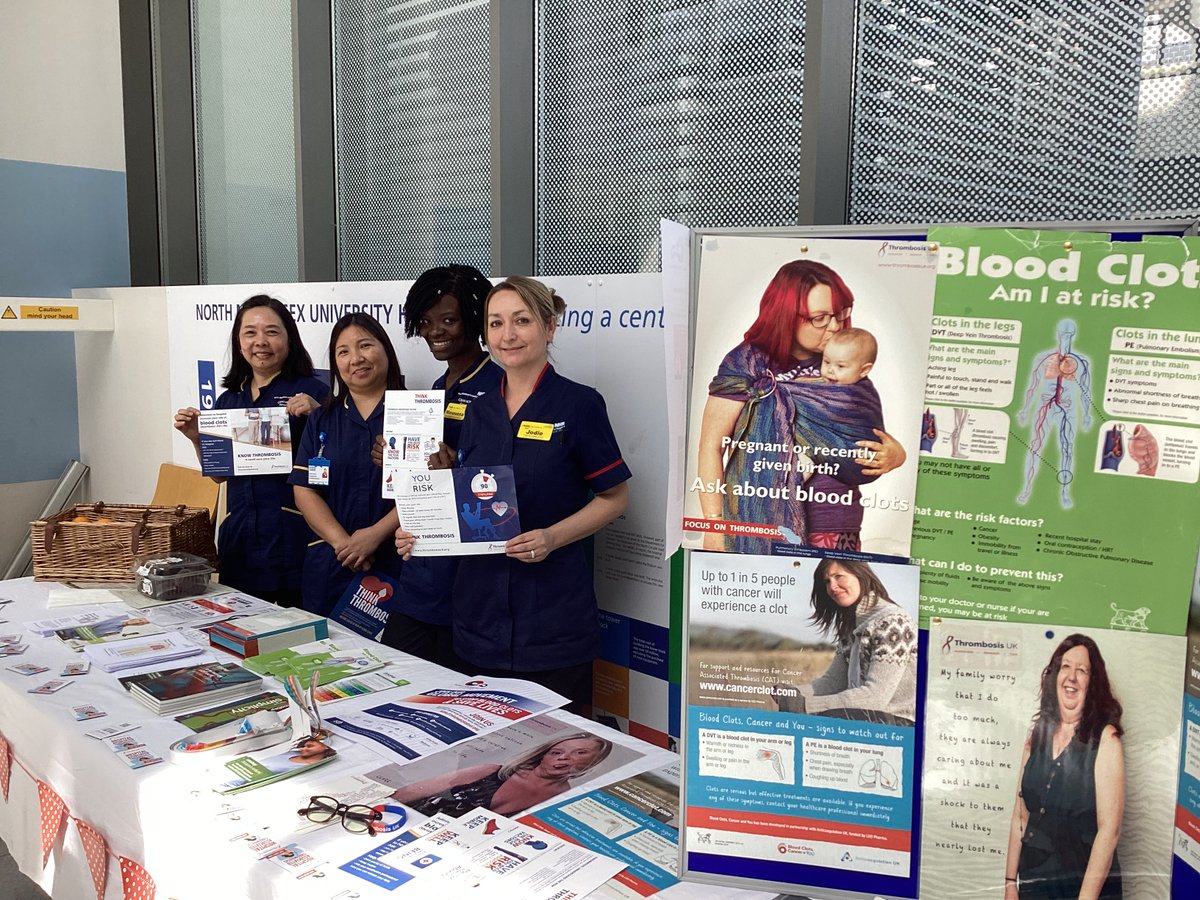 Let's celebrate National Thrombosis Week with #TeamNorthMid! Join us in raising awareness and support for this vital cause. Together, we can make a difference in preventing and treating blood clots. #NTW24