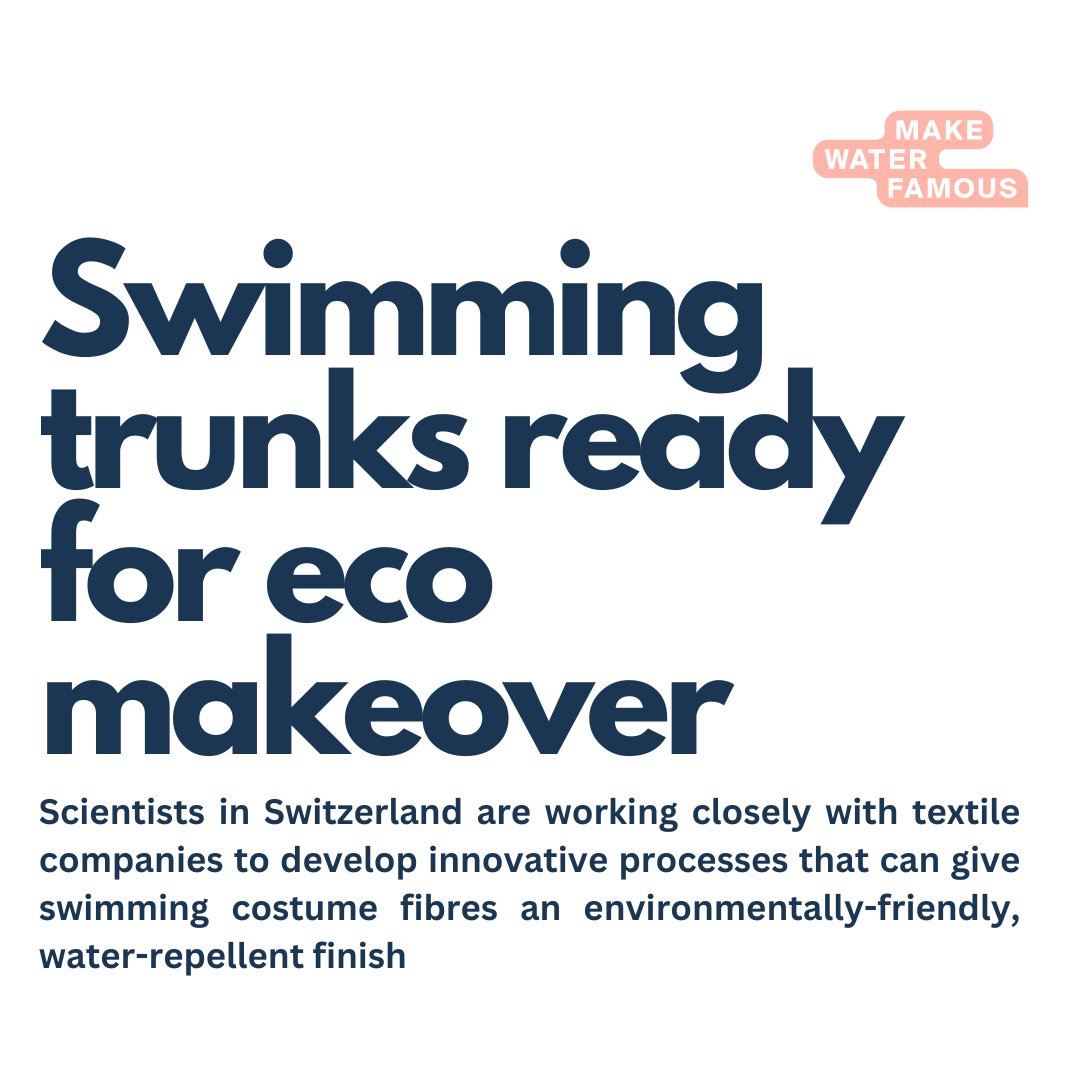 Eco-friendly swimming costumes, clever canines with a nose for water leaks and an incredible project restoring rivers across Europe - all these and more over at Make Water Famous!

Join the wave&gt; makewaterfamous.com/news/swimming-…

 #EcoFriendlyFashion #WaterConservation #RiverRestoration