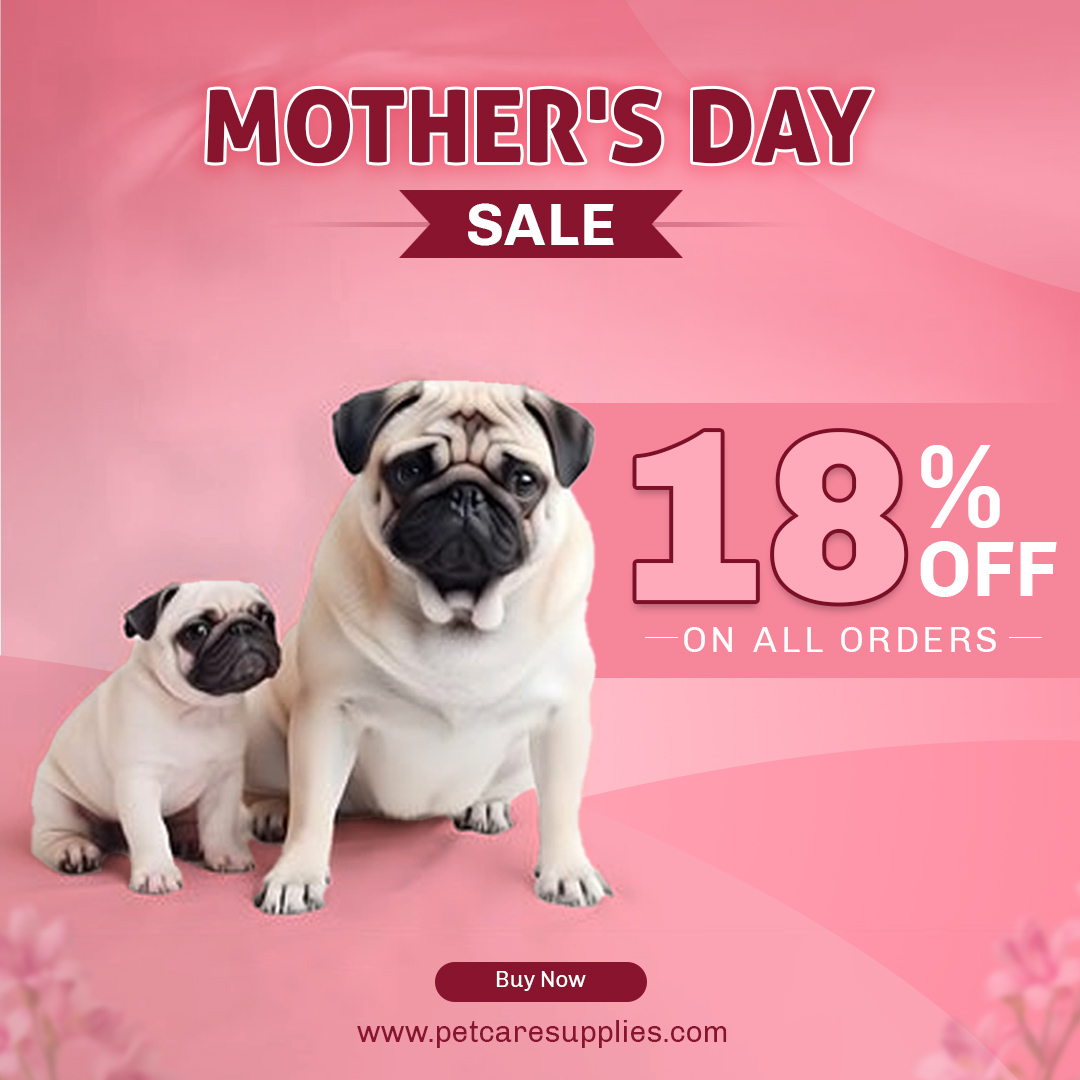 Mother's Day is around the corner. 👩‍👧‍👦 Nothing says love more than a thoughtful gift. 🎁  

Get 18% off on all items with code LOVE18. 🎉   

Don't miss this chance! Make your furr feel special today. 🥰 Shop now! 🛍️💖

#mothersday2024 #petcaresupplies #motherdaysale #pethealth