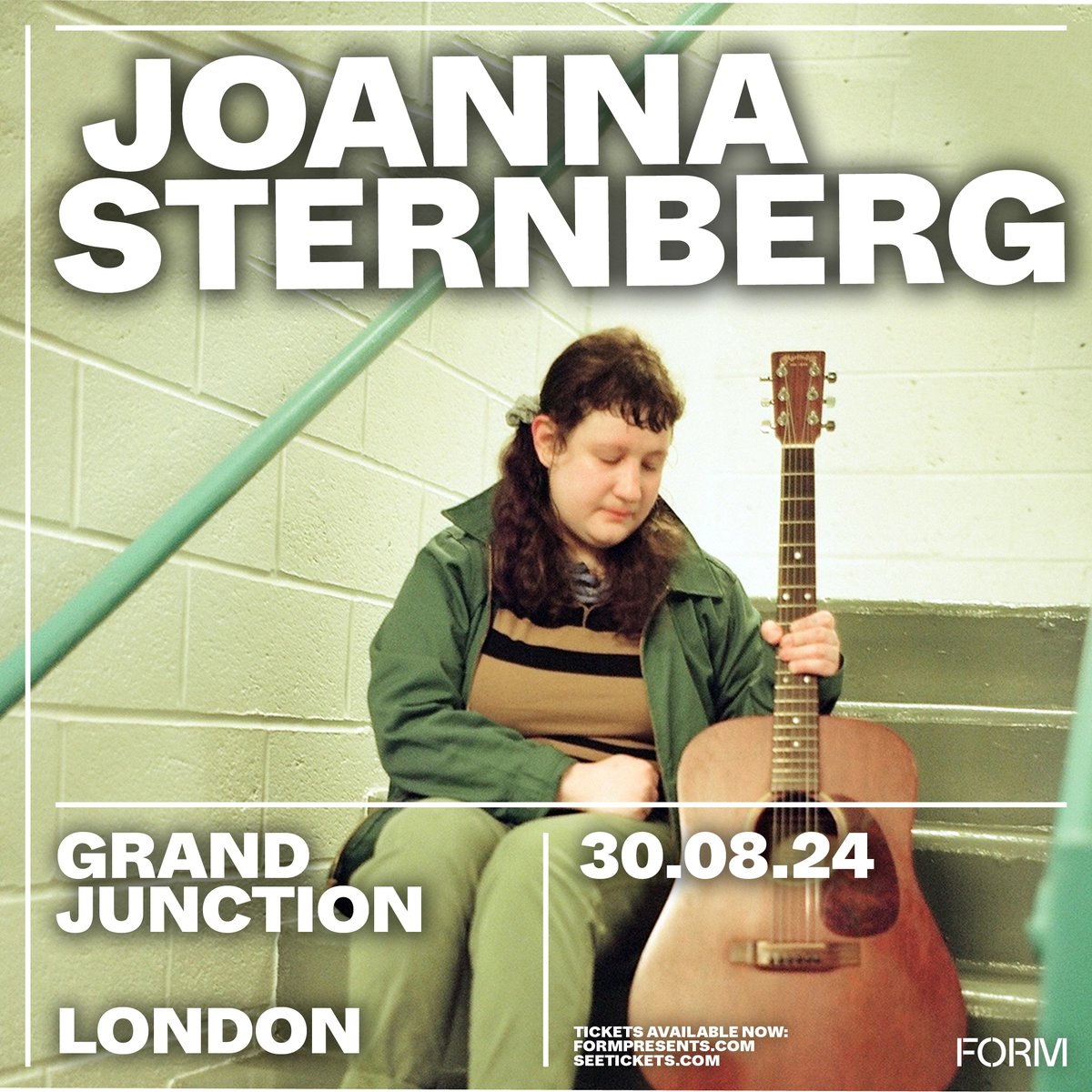 New York City singer, songwriter, musician and visual artist @joannasternberg returns to London on 30th August at @grandjunctionW2! 🎟 Tickets go on sale 10am Monday.
