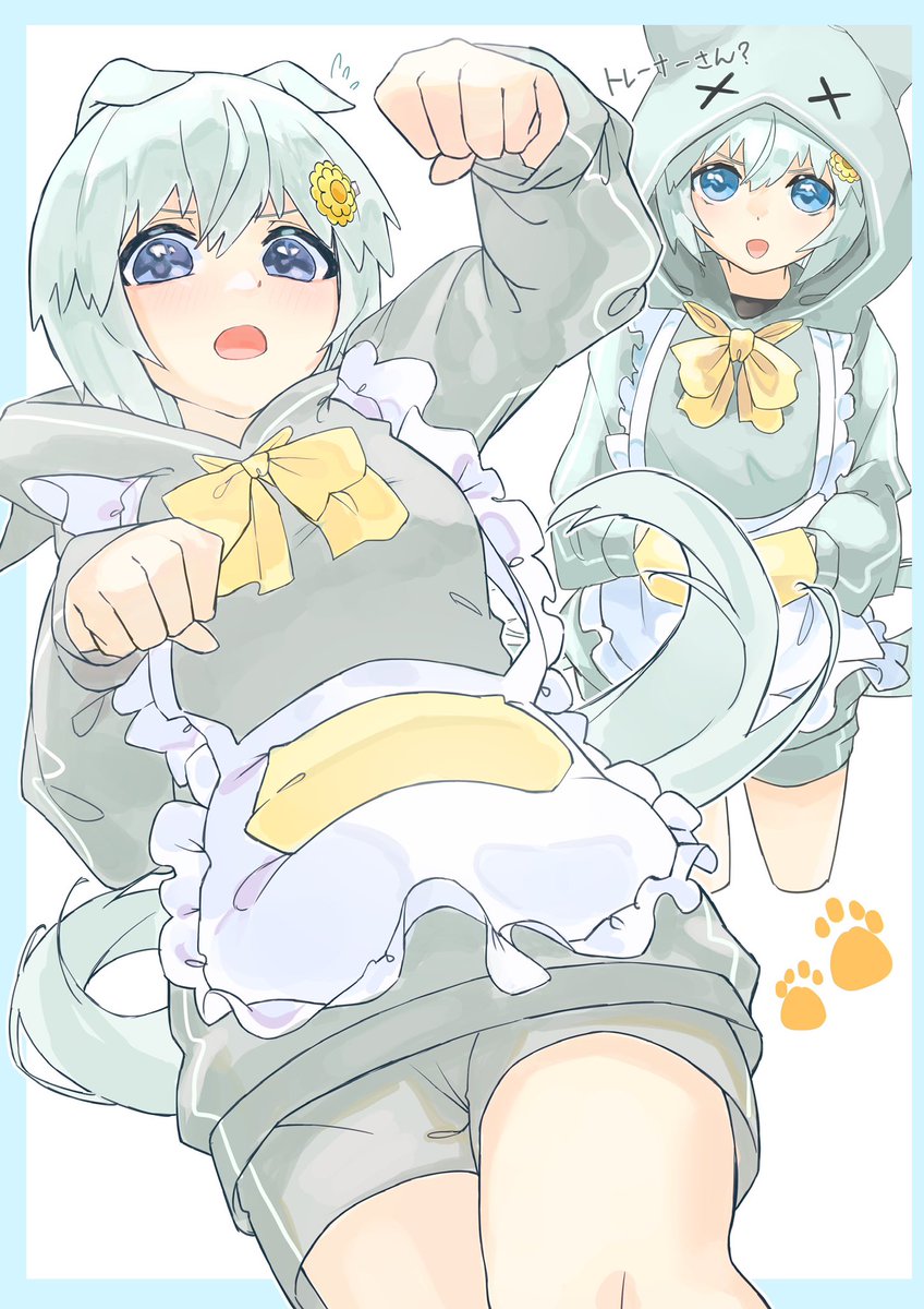 セイウンスカイ「#メイドの日2024 #セイウンスカイ パーカーメイド諦めてない 」|てとら@依頼再開のイラスト