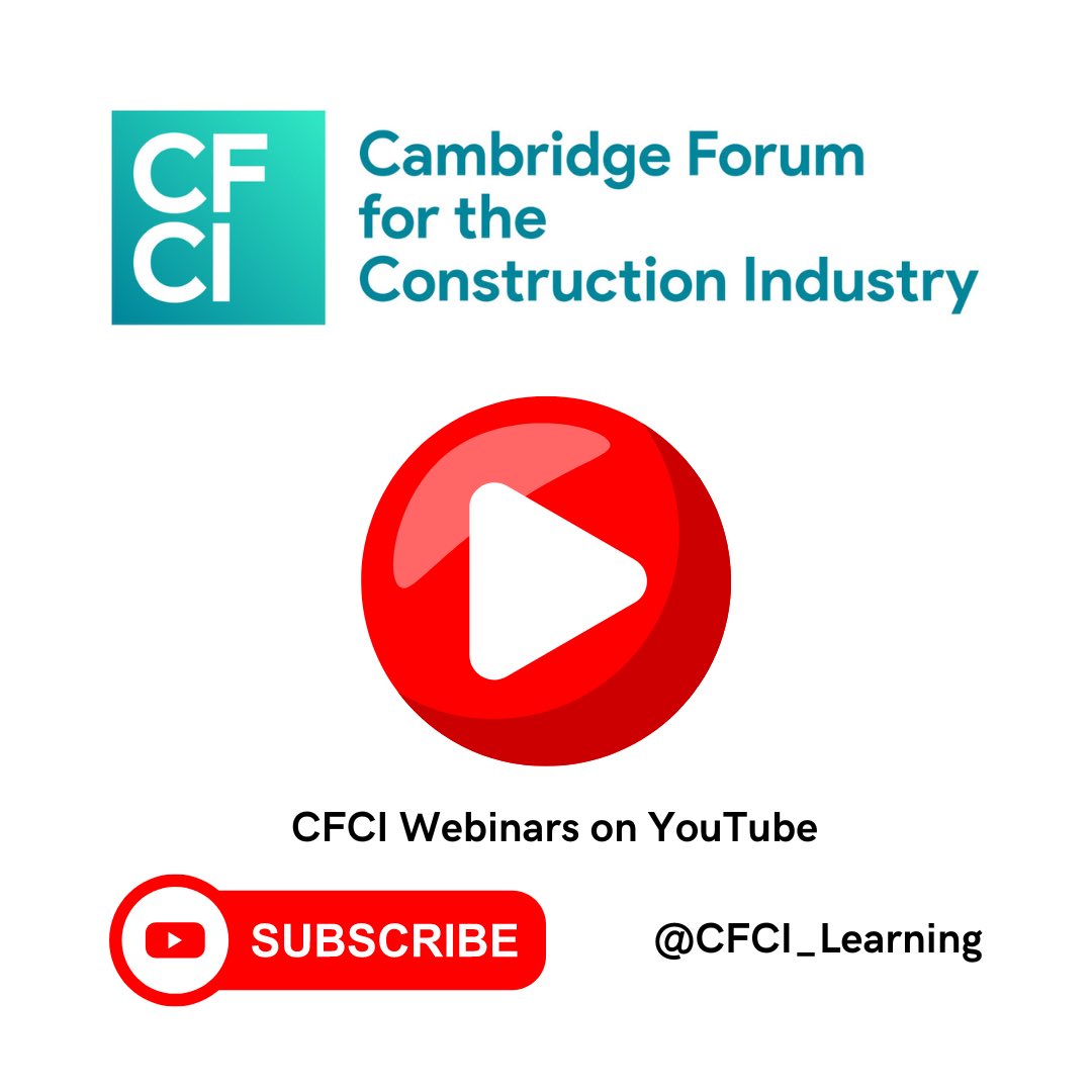 Did you know that you can view previous CFCI webinars on YouTube?

Subscribe to our YouTube channel CFCI_Learning and catch up on any events you’ve missed! 

There’s over 35 hours of free CPD there for you to enjoy!!