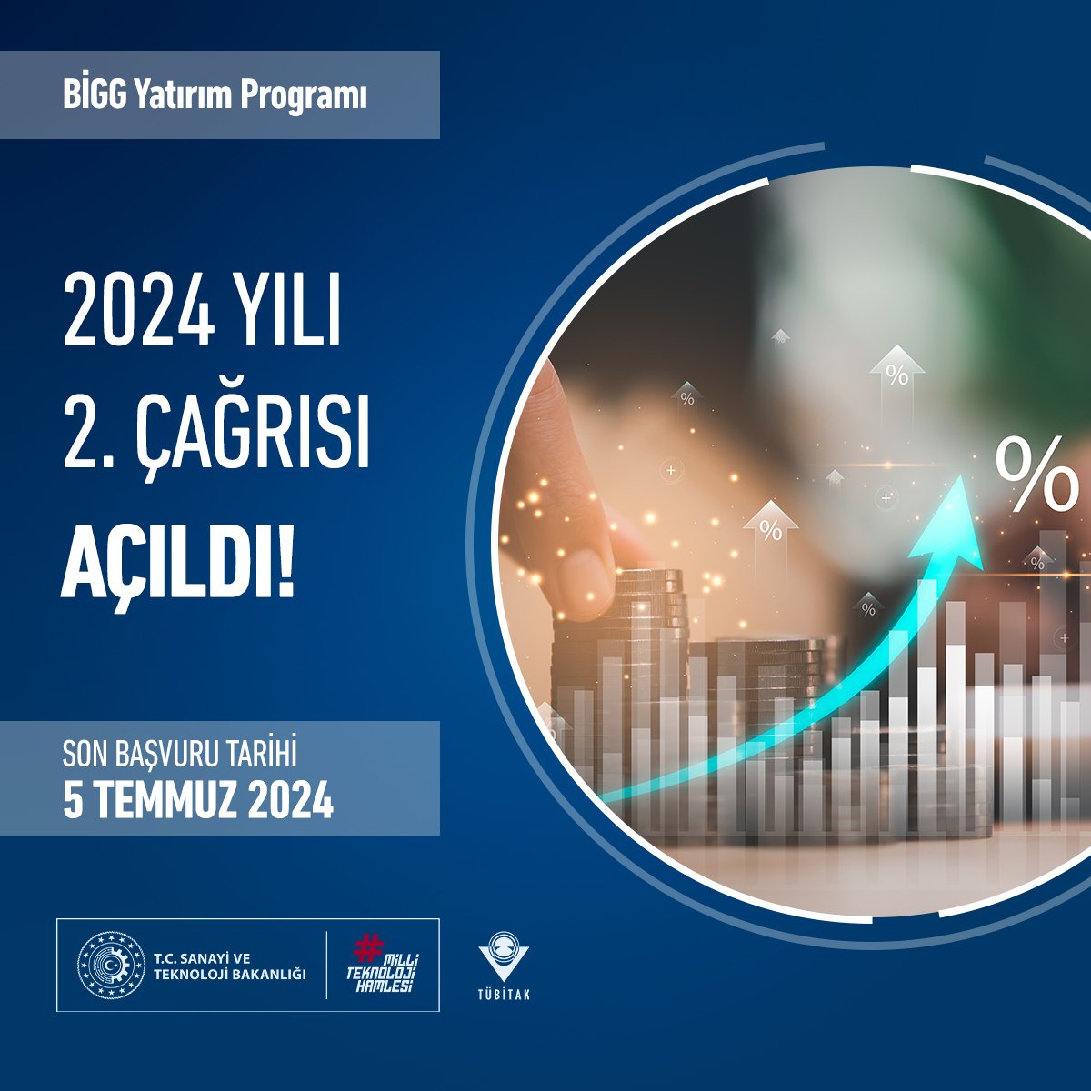 📢 Türkiye'nin İlk Yatırım Tabanlı Girişimcilik Destek Programı olan BİGG Yatırım Programının 2024-2 Çağrısı açıldı! Girişimciler için eş yatırım ve hızlı değerlendirme imkanı kapsamında; ♻️ Temiz Teknoloji girişimleri GCIP kapsamında ek yatırım imkanından yararlanabilecekler.…