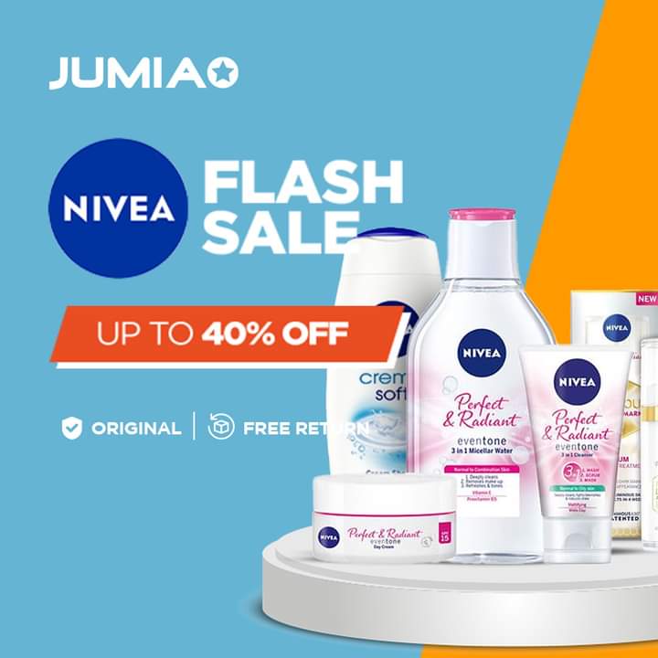 The best deals on beauty products from NIVEA is here for as low as ₦2880 .
Click kol.jumia.com/s/BovL6R2 to purchase at 40% off from the official store.

#Jumiakolprogram #JumiaNigeria #Beauty #Nivea #brandday #flashsale #bestdeals #topdeals