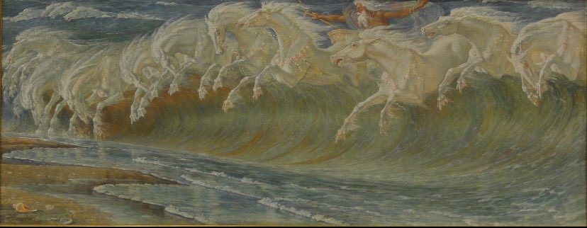 Neptune’s Horses — Walter Crane