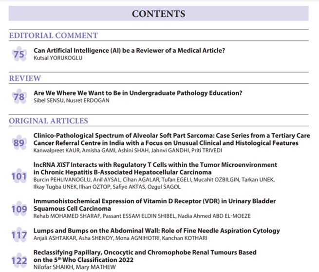 Turkish J Pathology tweet media