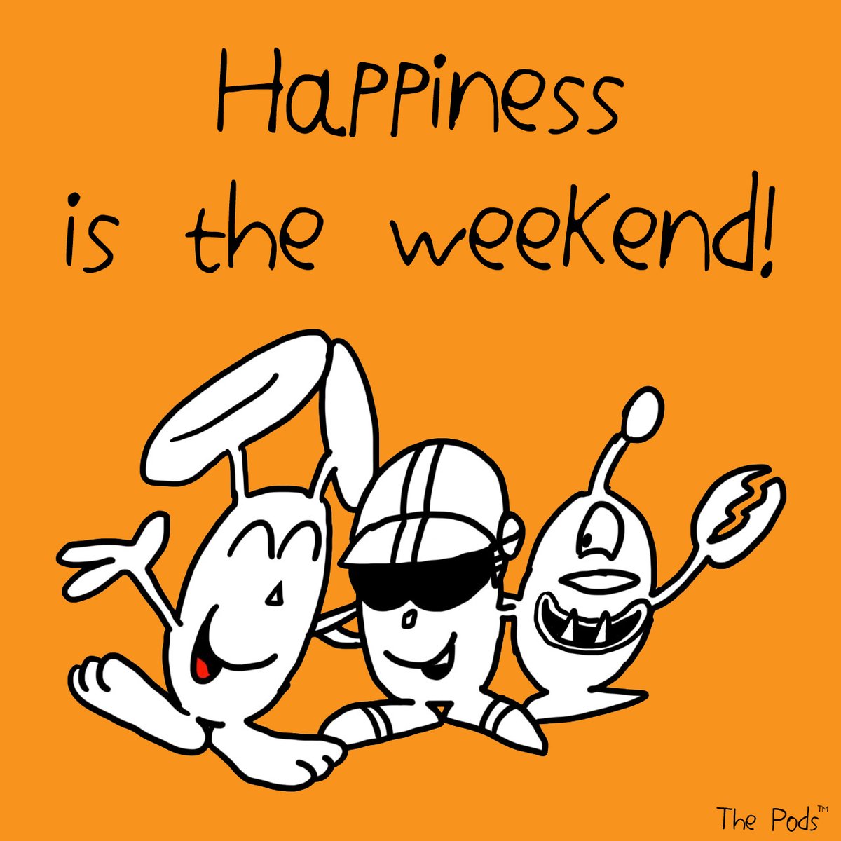 Happy weekend!
#friday #tgif #fridayfun #weekend #weekendfun
#weekendvibes #havefun #beyourself #fridayfeeling
#friyay #meetthepods #thepods #bunnypod #spypod #snappypod
#cartoon #kidscartoon #quote #quoteoftheday📷
#goodvibes
#fridayvibes