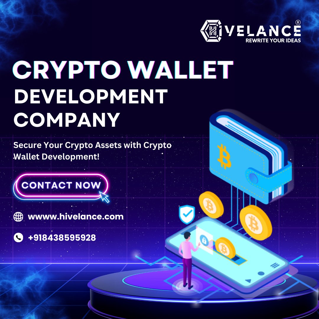 Secure Your #blockchain  Project with #Hivelance Custom #CryptoWallets! As a leading #cryptocurrency  #wallet  development company, we specialize in creating highly secure and tailored #Crypto  wallets for your crucial blockchain projects.

Visit- hivelance.com/cryptocurrency…