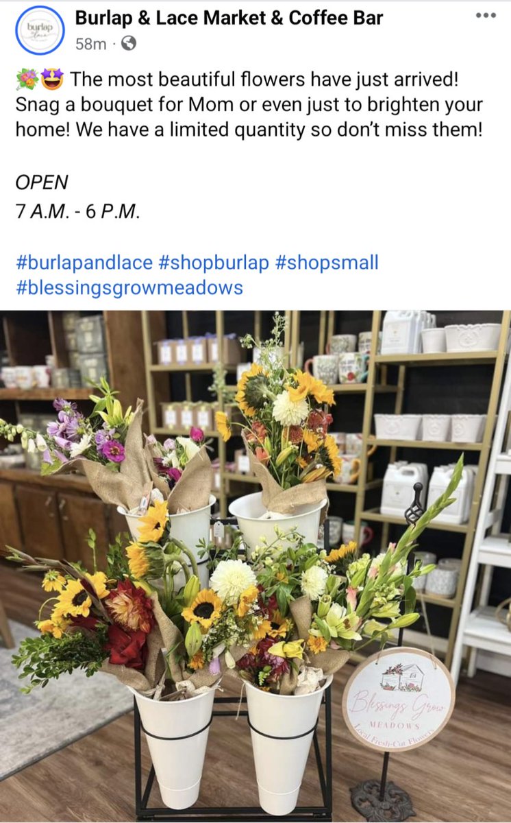 Don't walk, run to @BLMarketMetter 💝💐🏃‍♀️ #metterblooms #metterflowers #mothersdayflowers