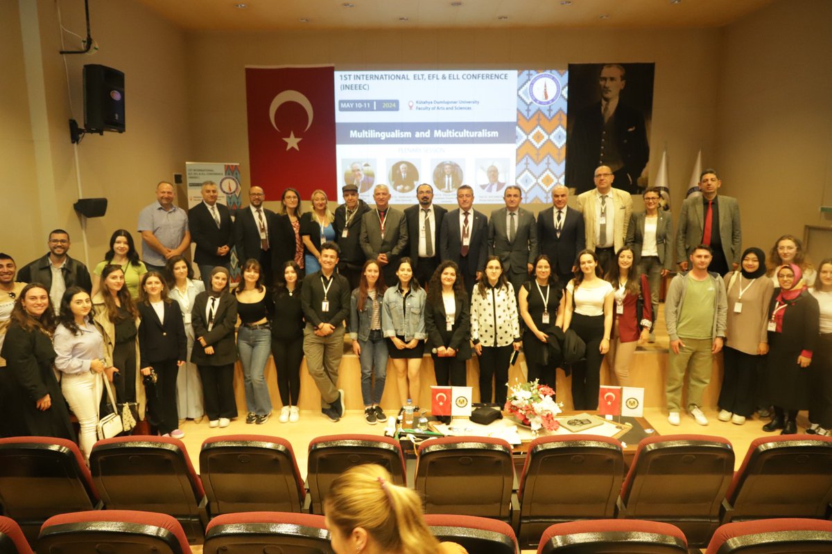 universitemdpu's tweet photo. Kütahya Dumlupınar Üniversitesi, 'Çok Dillilik ve Çok Kültürlülük' temasıyla iki gün boyunca düzenlenecek olan 1st International ELT, EFL &amp; ELL Conference (INEEEC) isimli uluslararası konferansın açılış törenine ev sahipliği yaptı.
#üniversitemdpü https://t.co/cqLAJGtHjX